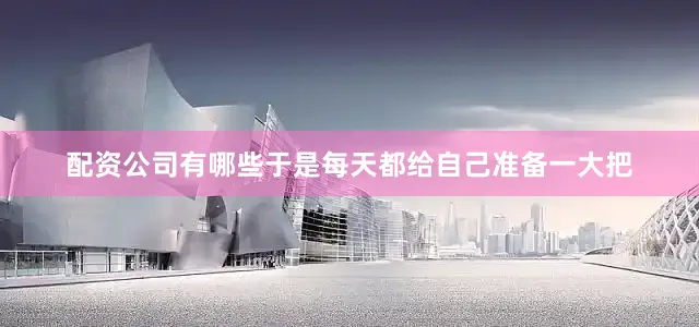 配资公司有哪些于是每天都给自己准备一大把